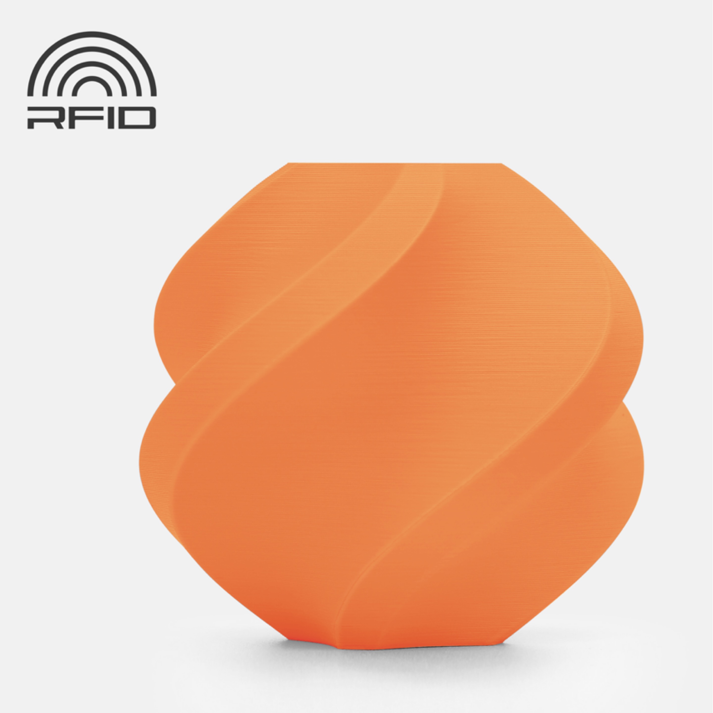Bambu Lab PLA Matte Mandarin Orange - Refill