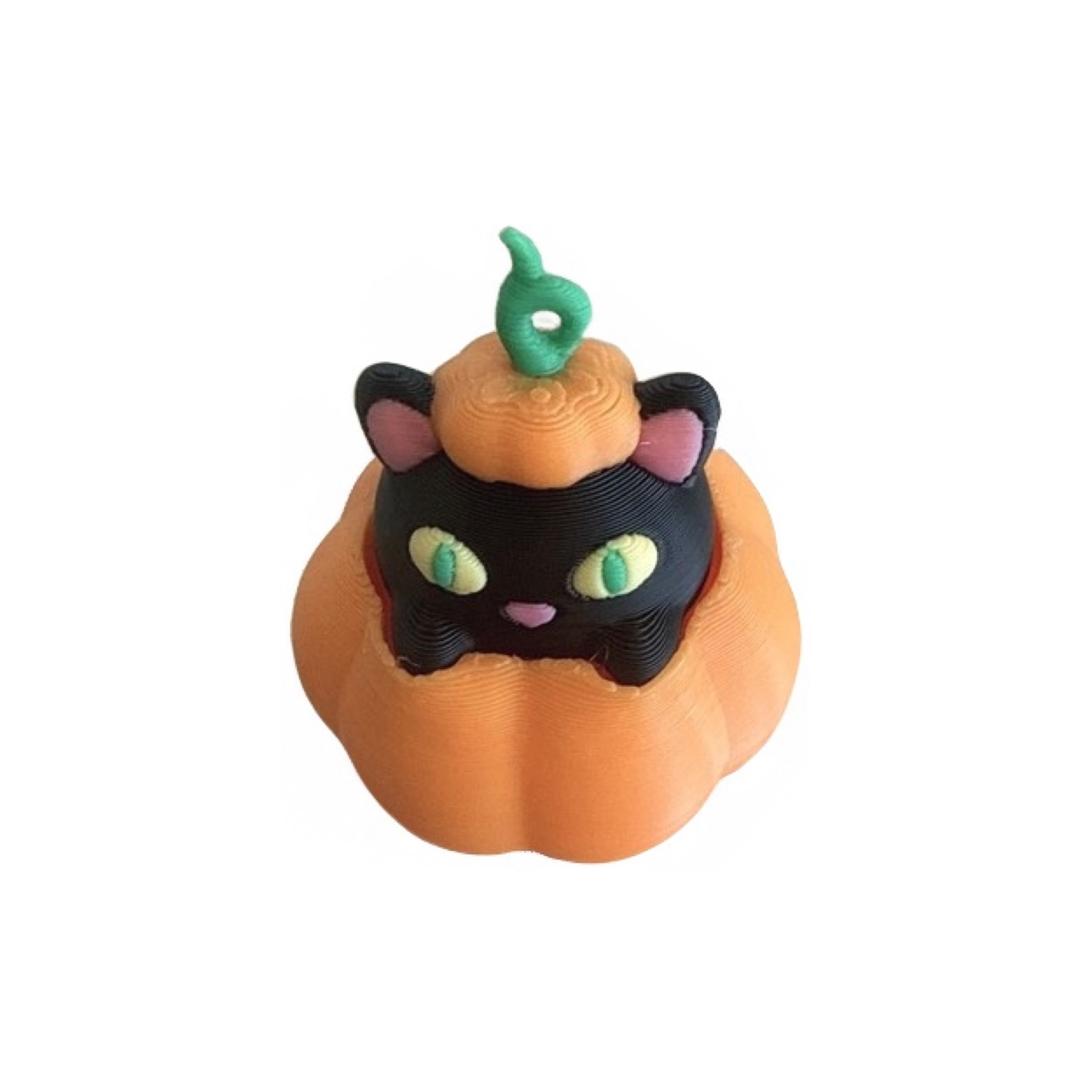 Pumpkin Cat Clicker - Small