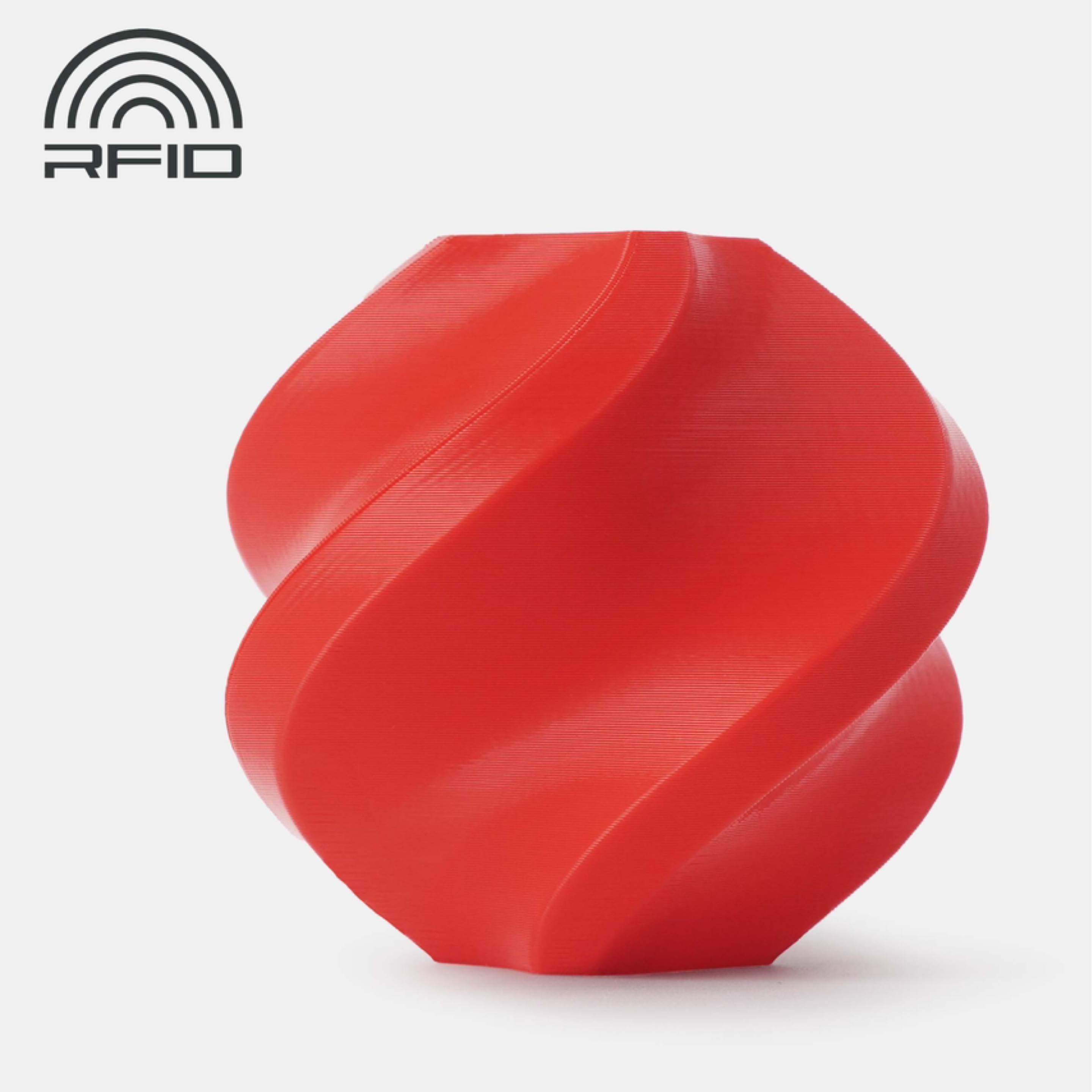 Bambu Lab PLA Basic - Red With Spool