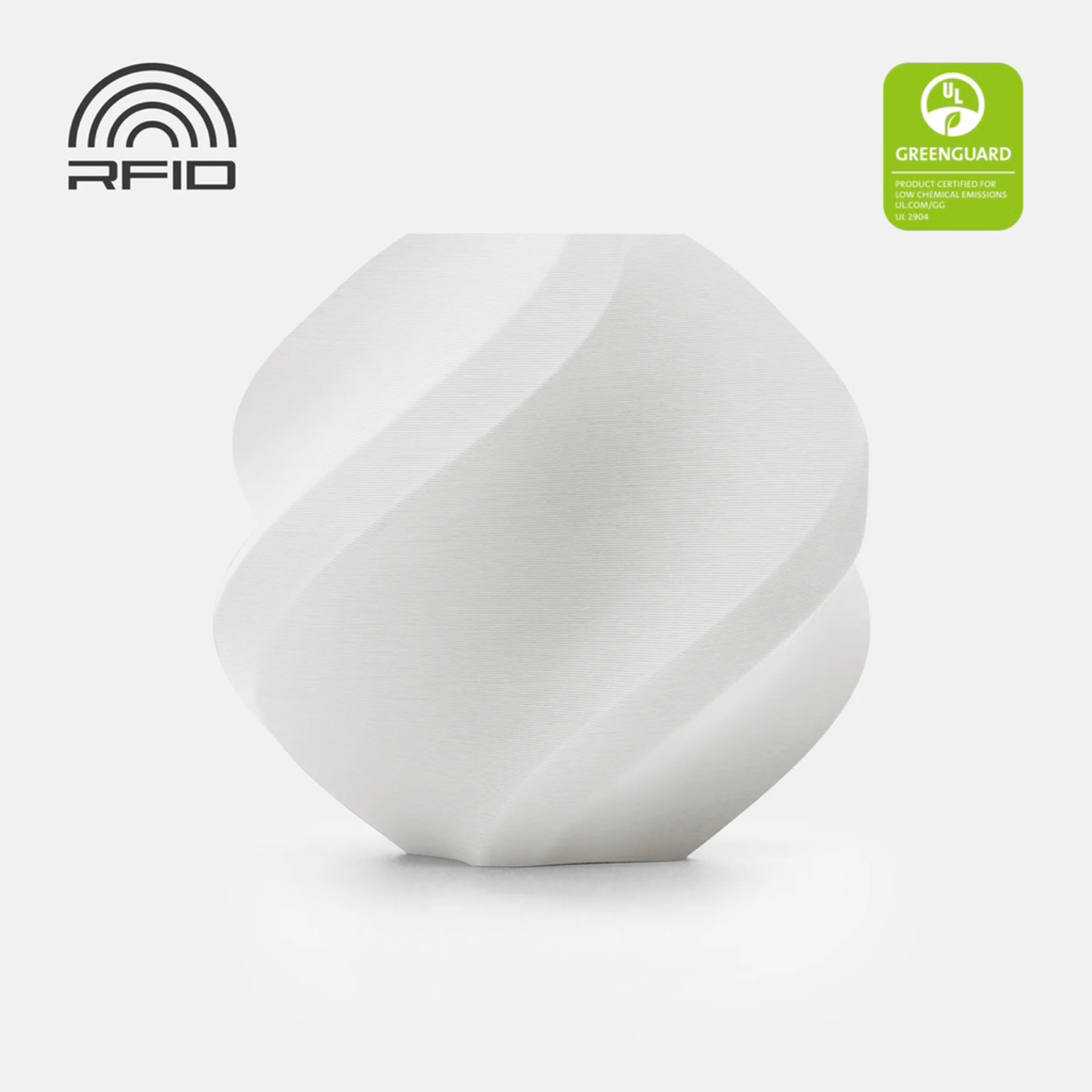 Bambu Lab PLA Matte - Ivory White Refill 