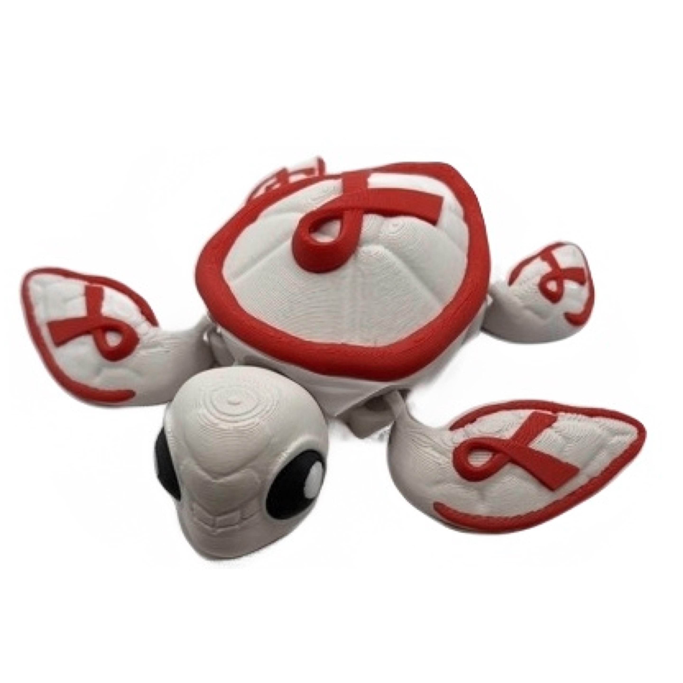 Red Ribbon Awareness Awareness Turtle - HIV/AIDS